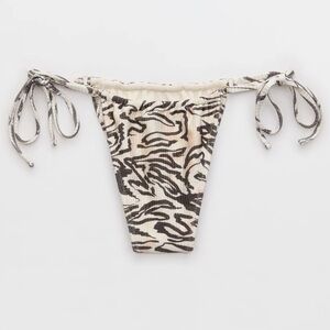 Aerie Shine Rib Cheekiest Strappy Bikini